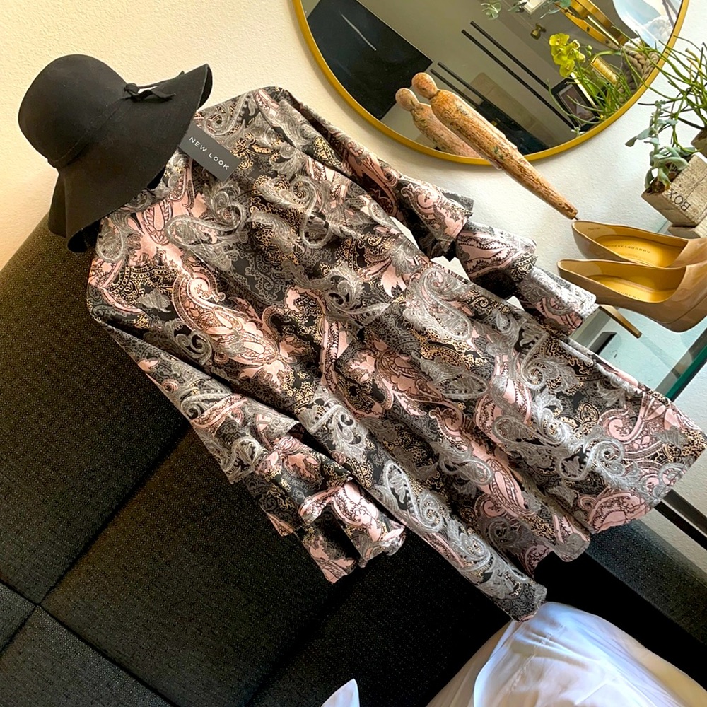 Light Paisley dress. New with tags